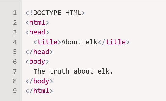 Le document HTML