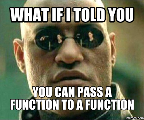 Pass a function to a function
